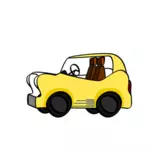 Cartoon sporty car vector image
