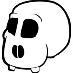 Cartoon skull image