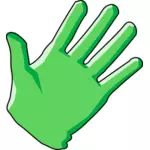 国内洗浄手袋ベクトル図