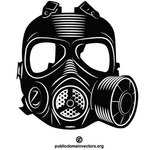 Gas mask vector clip art | Public domain vectors