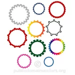 Gear objects vector pack