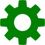 Иконка Зеленый «настройки»