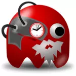 Stary zegar ikona ilustracja wektorowa