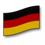 Tysk flagg vektor ritning