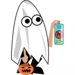 Ghost trick or treate vector image