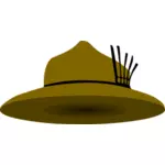 Scout pălărie vector imagine