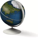 Desk globe vector graphics
