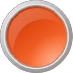 Rode knop in grijze frame vectorillustratie