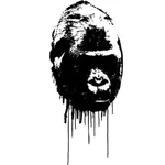 Gorilla-Vektor-Bild