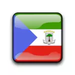 Botão de bandeira da Guiné Equatorial