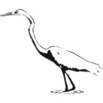 Great Egret vector clip art