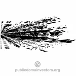 Inkt splatter vector illustraties
