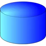 Storage cylinder vector image