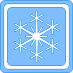 Vintern ikonen vektor illustration