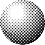 Halftone sphere