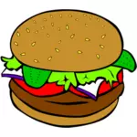 Burger vektorový obrázek