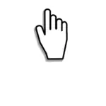 Hand cursor vector illustration