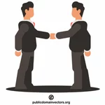 Unternehmer-Handshake