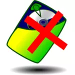 Rysunek z zielony znak HDD