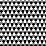 Hexagon gri scară
