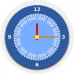Wall clock vector graphics