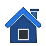 Simple house vector graphics