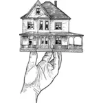 House in hand