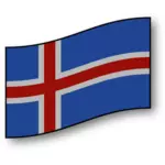 Isländsk flagga