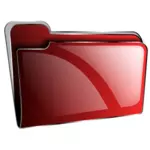 Red empty folder