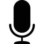 Icono de micrófono vector