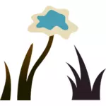 Vektor-Illustration des Sterbens Boden-Pflanze