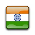 Indická vlajka tlačítko