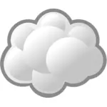 Internet chmura grafika wektorowa