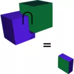 Intersection de cubes