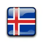 Кнопка флага Исландии