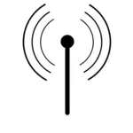 Obrázek vektorové ikony WiFi