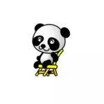 Panda sitting