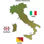 Italienske halvøy
