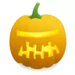 Avaruusalus Halloween kurpitsa vektori piirustus