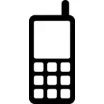 Mobilní telefon vektorové ikony