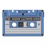 Illustration vectorielle de cassette audio