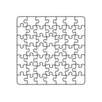 Solved jigsaw puzzle