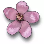 Apple flor vector clip art