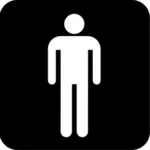 ארה ב pictogram הפארק הלאומי מפות עבור גברים בשירותים וקטור תמונה