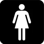 ארה ב pictogram הפארק הלאומי מפות עבור נשים resroom בתמונה וקטורית.