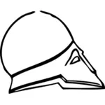 Royal Spartan helm vektor grafis
