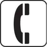 Cabina telefonica icona