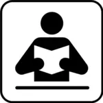 US National Park Maps pictogram for a library traffic vector image