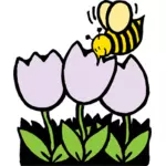 鲜花和蜜蜂