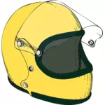Icono de vector de motocicleta racing casco